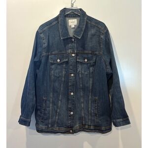 Old Navy Women's Classic Blue Denim Jean Jacket Plus Size 4X